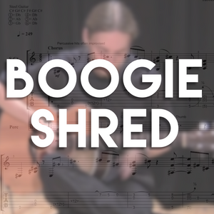 Boogie Shred - Guitar TAB + MP3